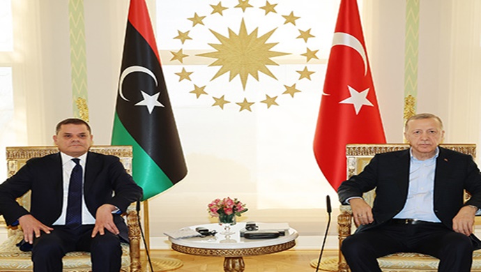 Cumhurbaşkanı Erdoğan, Libya Başbakanı Dibeybe ile görüştü