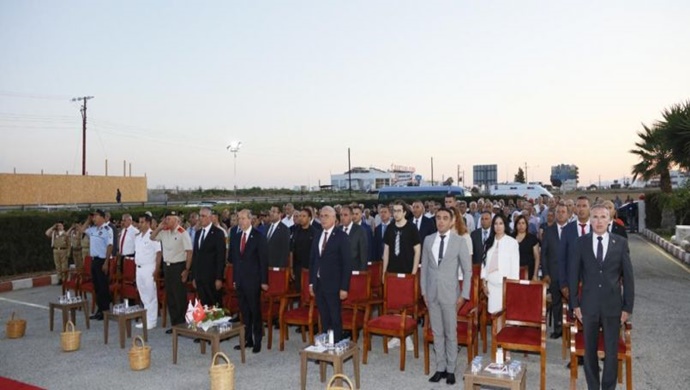 Cumhurbaşkanı Tatar, İskele’de Sivil Savunma Teşkilatı’nın hizmet takdim törenine katıldı